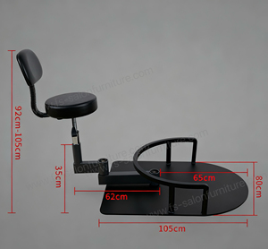 Ghế xoay thợ cắt tóc chuyên nghiệp 360 độ năm 2025, chịu lực cao, tích hợp nhiều chức năng, dùng cho phòng khách - Product Image 2