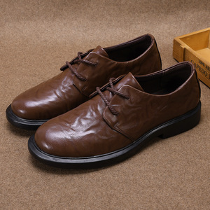 Zapatos Oxford de Cuero Negro con Punta Puntiaguda, Cordones, Suela Suave, para Oficina y Carrera Profesional, Zapatos de Vestir para Hombre, para Todas las Temporadas, Estilo Sólido - Product Image 2