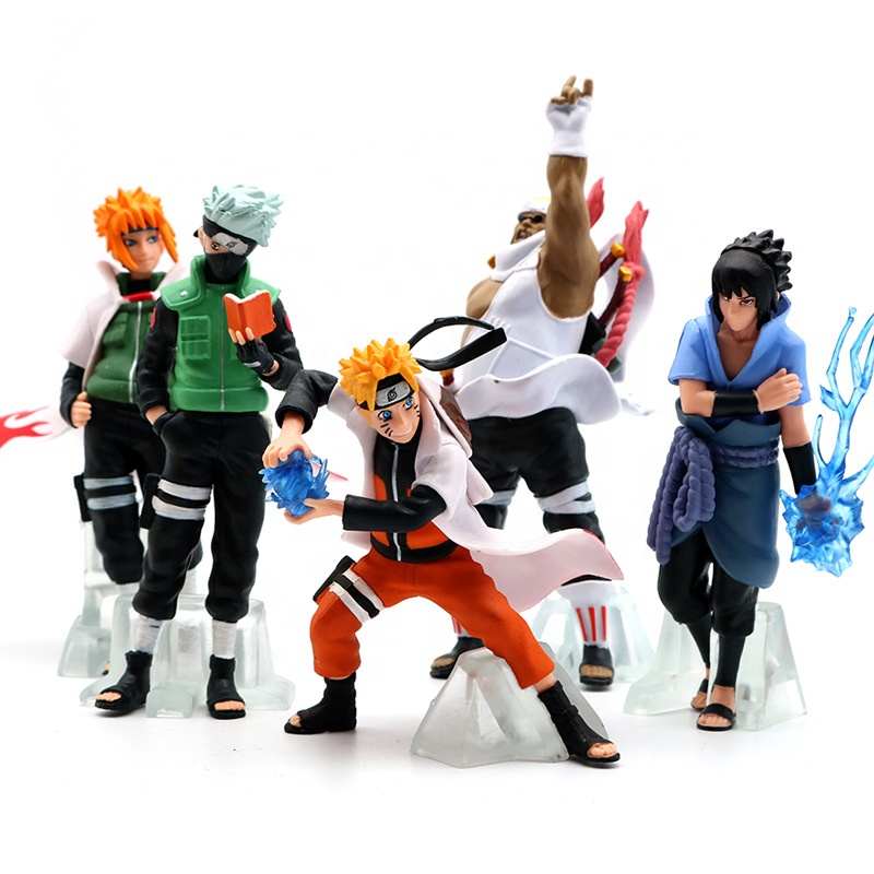 Kits de Garage de figurines animé japonais, 30 pièces, décor de Table de voiture, cadeau, Cosplay, Souvenir, jouet figurine d'action pour enfants
