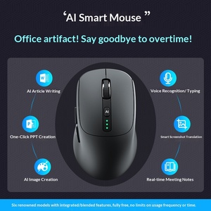 Souris sans fil à commande vocale IA, souris intelligente de traduction silencieuse, prend en charge l'écriture, les présentations PPT et le dessin pour ordinateur de bureau et portable - Product Image 4