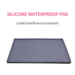 AMZ alas wastafel di bawah wastafel, M,L,XL ukuran S, alas wastafel dapur tahan air silikon untuk rak Liner Organizer nampan - Product Image 6