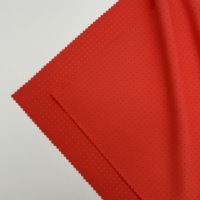 Tissu en maille interlock pour vêtements de sport en gros, 73% nylon 27% élasthanne, avec perforations, anti-boulochage, respirant, pour pantalons de yoga