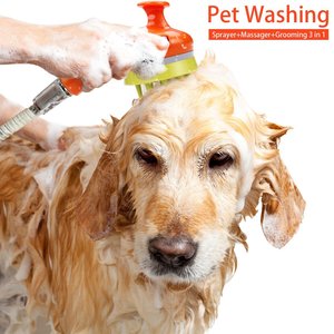 Cabezal de Ducha Profesional <span class=keywords><strong>para</strong></span> Mascotas con Dispensador de Jabón, Rociador <span class=keywords><strong>para</strong></span> Lavar <span class=keywords><strong>Perros</strong></span> con Aumento de Presión, Manguera Universal <span class=keywords><strong>para</strong></span> Regar - Product Image 5