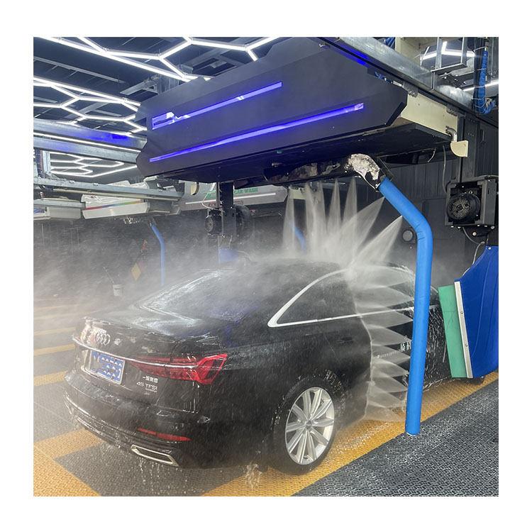 Ensemble de machine de lavage de voiture automatique sans contact de haute qualité avec sèche-linge avec systèmes