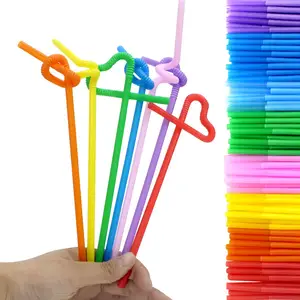 Wholesale straws for children Eco Friendly Disposable PLA Cpla Drinking Food Grade flexible bamboo Straws For Fruit juice