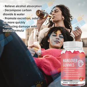 Жевательные конфеты SUNI OEM Private Label от похмелья с <span class=keywords><strong>DHM</strong></span> и расторопшей для восстановления после ночи и поддержки печени, оптовая поставка - Product Image 5