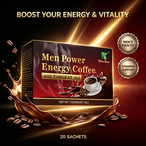Café energético Winstown Custom para hombres, a base de hierbas veganas naturales, maca, ginseng, tongkat ali y café negro en polvo. - Product Image 3