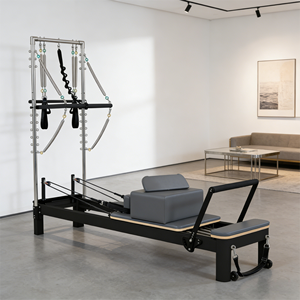 Halbturm-Heimstudio Aluminium Pilates Core Bett Reformer-Maschine mit Turm - Product Image 1