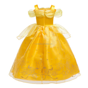 Carnevale festa di Halloween travestimento di compleanno costumi per TV e film principessa Bella Elsa vestito ragazze Rapunzel <span class=keywords><strong>Cosplay</strong></span> - Product Image 6
