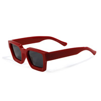 Vente en gros Logo personnalisé de luxe Uv400 Lunettes de soleil pour femmes polarisées à monture large et carrée en acétate
