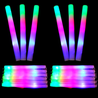 Bâton lumineux LED promotionnel en mousse pour Noël, anniversaires, mariages, concerts - Sucette lumineuse