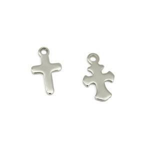Pendentifs croix en acier inoxydable pour colliers, bracelets, cérémonies religieuses, accessoire de bijoux unisexe - Product Image 4