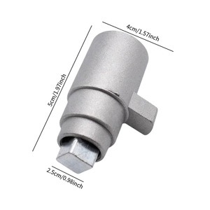 Boulons à bride 25 mm, longueur 30 mm, en acier au carbone, à pression, pour réglages d'accoudoir de siège Volkswagen 7H0881081 7H0881082 - Product Image 4