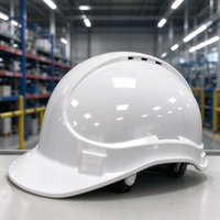 Casque de sécurité industriel ANT5, léger, ventilé, en HDPE, moins cher, avec mentonnière élastique