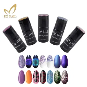 OEM marque privée Semi permanente D'art D'ongle Gel Tremper Hors UV Vernis Gel de Vernis À Ongles Pour Ongles Manucure