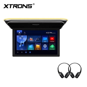 Moniteur de voiture Android XTRONS 17,3 pouces rabattable avec son supérieur, entrée HD/double AV, lecture vidéo 4K, 2+32 Go, écran IPS 1920x1080P - Product Image 4