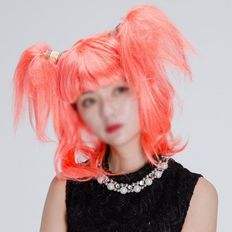 Accessoire de tête de cheveux rose PW-SA pour tenue de performance d'événement de fête - Product Image 1