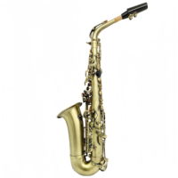 High Grade Professional Antique Green EB Alto Saxophone Vintage Finish Brass Woodwinds Matte Retro Bronze Classical Style