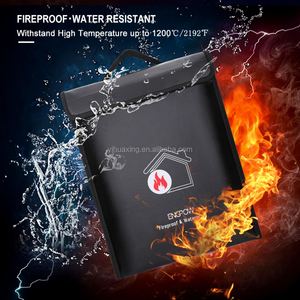 CUSTOM High Quality Fireproof Waterproof Explosion-proof Portable Computer <b>Bag</b> with Organizer <b>Document</b> File Folder School Use - Product Image 3