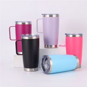 แก้วกาแฟสแตนเลส 20 ออนซ์ ปราศจากสาร BPA แก้วน้ำเก็บความร้อน ใส่ในที่วางแก้วในรถได้ ของขวัญส่งเสริมการขาย ASM26 - Product Image 4