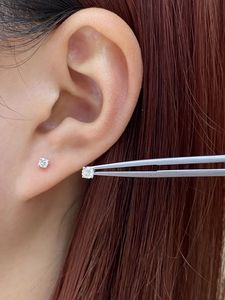 Xinfly Hot Sale PT950 Platinum Stud <b>Earrings</b> 100% Real Natural Diamonds Timeless Elegant Daily Formal Occasions <b>Top</b> Selling - Product Image 3