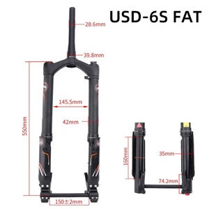 <span class=keywords><strong>Fourche</strong></span> inversée DNM USD-6S/USD-6D FAT <span class=keywords><strong>DH</strong></span> <span class=keywords><strong>VTT</strong></span> 1-1/8 pouces 15mm essieu 160mm voyage 27.5 29 pouces <span class=keywords><strong>fourche</strong></span> pour gros pneu vélo <span class=keywords><strong>VTT</strong></span> - Product Image 5
