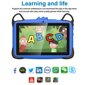 Oem/ODM 7 Inch Trẻ Em Giáo Dục Tablet PC Xách Tay <span class=keywords><strong>IPS</strong></span> Màn Hình Máy Tính Bảng <span class=keywords><strong>Android</strong></span> Quad Core Wifi Chơi Game Máy Tính Bảng Giá Rẻ - Product Image 6