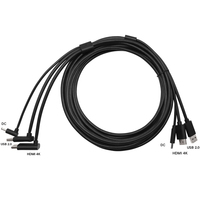 Câble VR 3 en 1 USB2+HDMI+DC 3M 5M 4K/60HZ pour lunettes VR