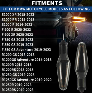 Clignotant à LED pour <span class=keywords><strong>BMW</strong></span> R1250 <span class=keywords><strong>GS</strong></span> R1200 <span class=keywords><strong>GS</strong></span> F750GS F850GS Adventure F <span class=keywords><strong>900</strong></span> <span class=keywords><strong>R</strong></span> S1000 XR - Product Image 6