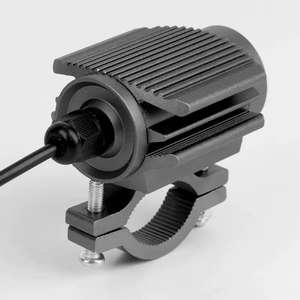 Motorcycle Parts Factory Direct Supply Motorcycle Aircraft Style LED Spotlight Electric Vehicle Yellow and White Headlight - Product Image 5