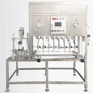Máquina de enchimento semi-automática de aço inoxidável elétrica feita na china