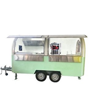 Remolque de comida carritos de comida móviles a la venta <span class=keywords><strong>hambur</strong></span> hotdog Coffee Bar cocina comercial equipo de restaurante carritos de comida móviles - Product Image 6