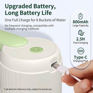 Dispensador de Agua Plegable, Bomba Eléctrica, Boquilla Desmontable, Recargable por USB, Automático, Portátil - Product Image 2