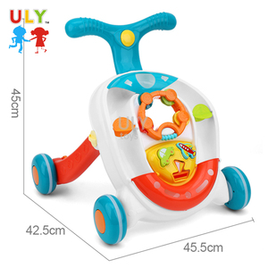 Trotteur en plastique multifonction ULY Offre Spéciale avec fonction musicale pour tout-petits, apprentissage de la marche, voiture, poussette pliante - Product Image 6