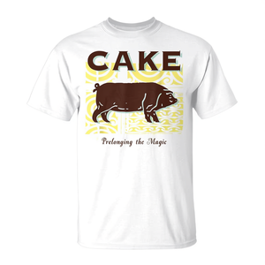 Camiseta Cake Prolonging The Magic blanca para adultos, unisex, cuello redondo, manga corta - Product Image 2