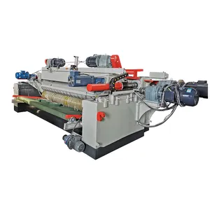 8ft CNC Spindleless Rotary Wood Veneer Peeling Production Machine Used but in Good Condition for Plywood Production Line