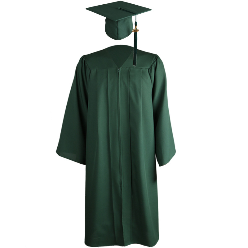 Gold Graduation Gown Black Adult University Ceremony Classic Graduation Hat  and Gown School Uniform Wholesale Graduation Gowns| Alibaba.com