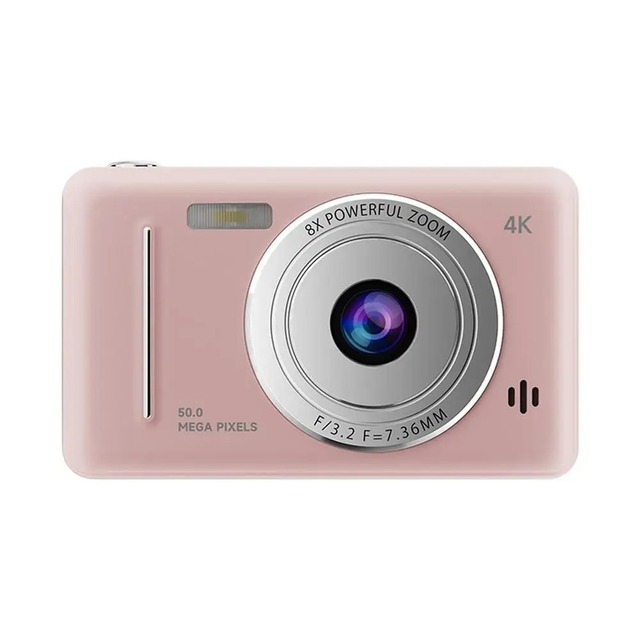 Mini Portable Student Digital Camera Retro CCD CMOS Sensor Plastic Body Entry Level Dual Flashlight 10x-20x Optical Zoom 2.4 LCD