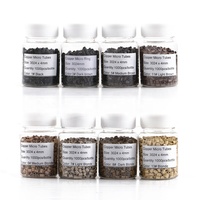 Großhandel 1000 Stück Platten kante Kupfer Mikro ringe 3,0*2,4*4,0mm Micro link Metall Haar perlen Micro Beads Haar verlängerung werkzeug