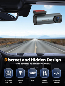 E-Too Factory 4K WIFI GPS WDR Dashcams vorne und hinten vorne 4K hinten 1080P Dual <span class=keywords><strong>Lens</strong></span> Kamera Auto DVR Driving Record 4K Dashboard - Product Image 2