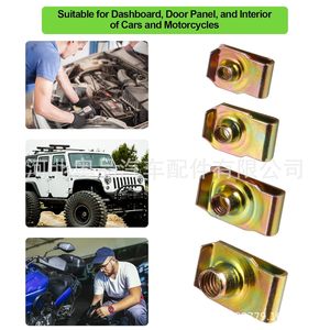 Clip universel en forme de U pour automobiles, support de fixation de câble en acier M4 M5 M6 M8 - Product Image 3