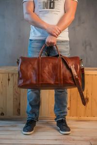 En gros À La Mode Motif Femmes Voyage Sac De Sport En Cuir OSP-0008 - Product Image 5