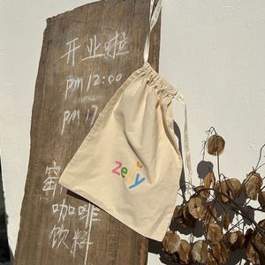 Promotion Eco Friendly Recyclable Gift <b>Bag</b> Large Jewelry <b>Packaging</b> <b>Bag</b> With Printed Ribbon - Product Image 2