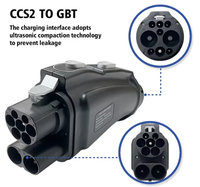 Adaptateur de charge EV neuf CCS2 vers GBT 250A 250KW 1000V DC Combo2 GB Connecteur Type2