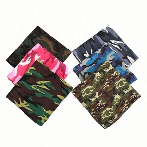 Bandanas en coton doux 100% à prix de gros, 54x54cm, couleur unie, style hip-hop, vierges, en stock, 10 unités pour adultes, multifonctionnelles pour l'extérieur - Product Image 3