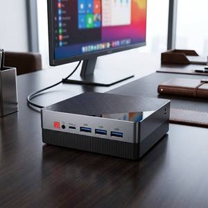 Mini PC de Escritorio AMD Ryzen <span class=keywords><strong>3</strong></span> 5 7 con Windows 11, DDR4, 16 GB de RAM, SSD de hasta 2 TB, Wifi 6, Bluetooth, 2 Puertos RJ45 LAN, para Oficina, OEM, ODM - Product Image 1