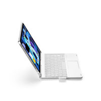 Casing lipat Tablet dengan Keyboard, penutup Tablet nirkabel dengan Touchpad Teclado Para Ipad BT Keyboard untuk Ipad
