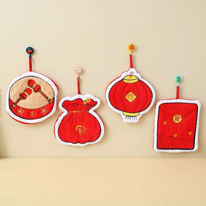 2025 fazzoletto da <span class=keywords><strong>bagno</strong></span> assorbente festivo di capodanno carino rosso appeso regalo Souvenir per il <span class=keywords><strong>bagno</strong></span> della cucina - Product Image 2