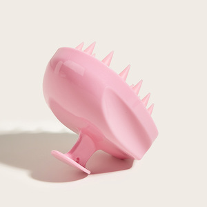 Wanmei <b>Hair</b> Washing <b>Brush</b> Silicone Scalp Massager Comb <b>Cleaner</b> For Men Women Head Scratcher - Product Image 4