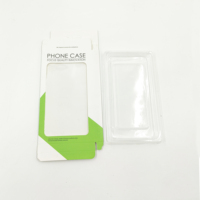 Boîte de couleur à quantité minimale de commande bas emballage de vente au détail d'accessoires de téléphone portable boîte d'emballage de luxe de conception simple personnalisée pour étui de téléphone portable